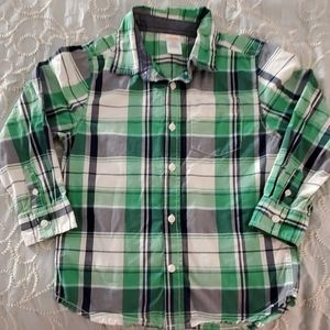 Gymboree boy button down 5-6 small shirt